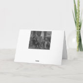 William James Glackens - Hartelijk dank Bedankkaart (Achterkant)