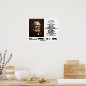 William James Mass of Habits Destiny Quote Poster (Keuken)