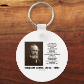 William James Mass of Habits Destiny Quote Sleutelhanger (Voorkant)