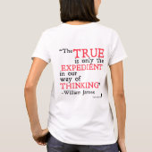 William James T-Shirt (Achterkant)