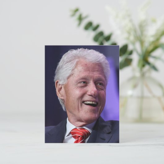 William Jefferson Clinton Briefkaart (Staand voorkant)