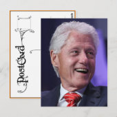William Jefferson Clinton Briefkaart (Voorkant / Achterkant)