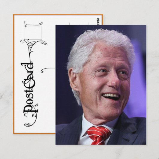 William Jefferson Clinton Briefkaart (Voorkant / Achterkant)