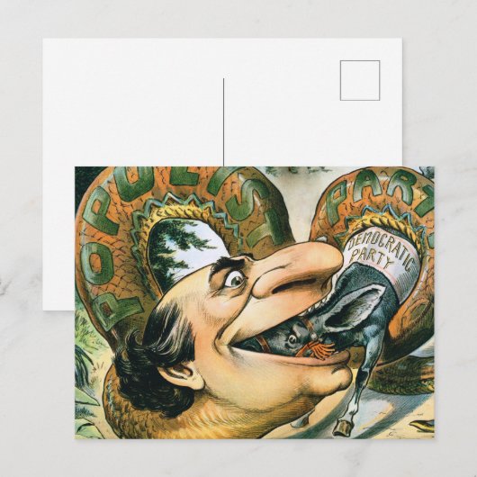 William Jennings Bryan de Slang Briefkaart (Voorkant / Achterkant)