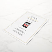 William Jewell Afstuderen Folie Uitnodiging (Gedraaid)