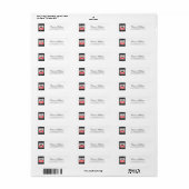 William Jewell College 3 Etiket (Full Sheet)