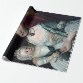 William Johnston Mrs Jacob Hurd en Child Cadeaupapier (Uitgerold)