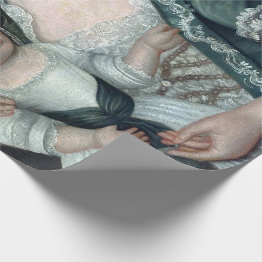 William Johnston Mrs Jacob Hurd en Child Cadeaupapier (Hoek)