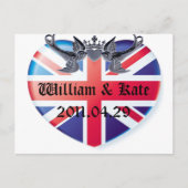 William & Kate 2011.04.29 Aankondigingskaart (Voorkant)