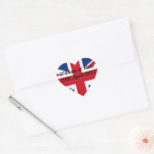 William & Kate - 29 april 2011 Hart Sticker (Envelop)
