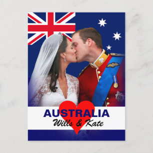 William & Kate - Australië Briefkaart