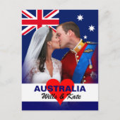 William & Kate - Australië Briefkaart (Voorkant)