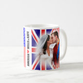 William & Kate Britain-America Mok (Voorkant rechts)