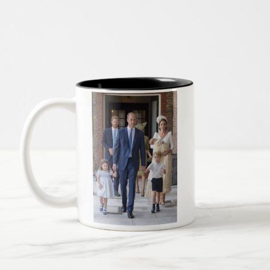 William, Kate en kinder Tweekleurige Koffiemok (Links)