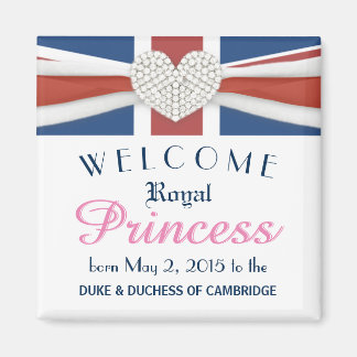William & Kate - Koninklijke Baby Herdenkingsgesch Magneet