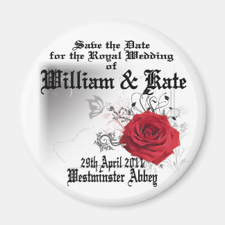 William & Kate Royal Wedding Collectibles Souvenir Magneet