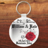 William & Kate Royal Wedding Collectibles Souvenir Sleutelhanger (Voorkant)