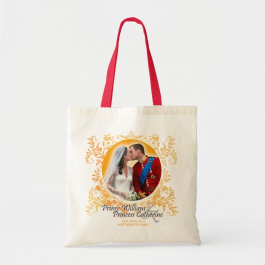 William & Kate Royal Wedding Kiss Bag Tote Bag (Voorkant)