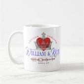 William & Kate Royal Wedding Koffiemok (Links)