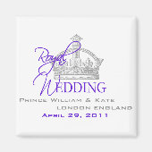 William & Kate Royal Wedding Magneet (Voorkant)