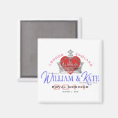 William & Kate Royal Wedding Magneet (Voorkant / Achterkant)