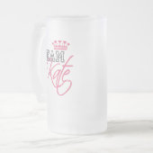 William & Kate Royal Wedding Matglas Bierpul (Voorkant links)