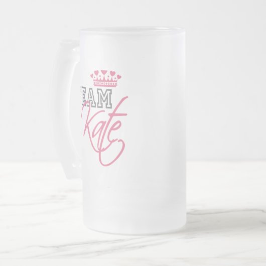 William & Kate Royal Wedding Matglas Bierpul (Voorkant links)