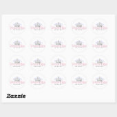 William & Kate Royal Wedding Ronde Sticker (Vel)