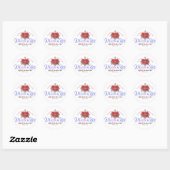 William & Kate Royal Wedding Ronde Sticker (Vel)