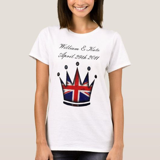 William & Kate T-shirt (Voorkant)