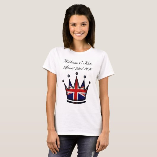 William & Kate T-shirt (Voorkant volledig)