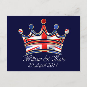 William & Kate Wedding Briefkaart