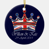 William & Kate Wedding Keramisch Ornament (Voorkant)