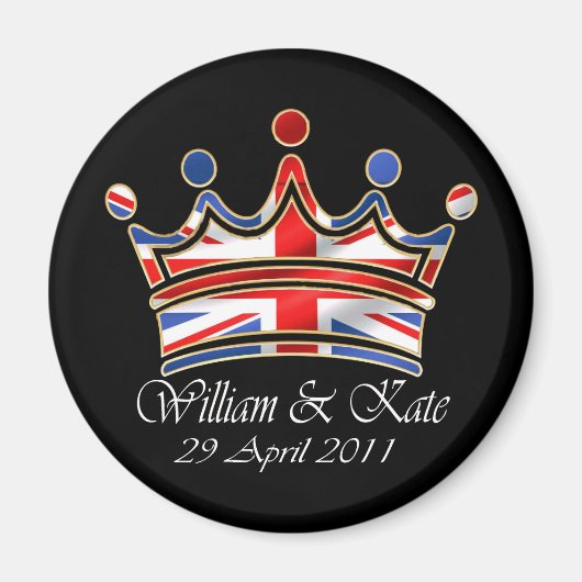 William & Kate Wedding Magneet (Voorkant)
