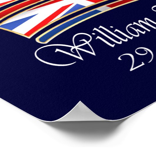 William & Kate Wedding Poster (Hoek)