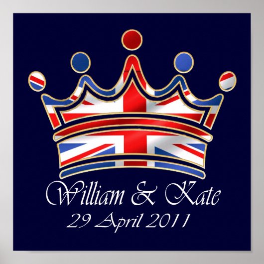 William & Kate Wedding Poster (Voorkant)