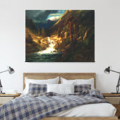 William Keith Hetch Hetchy Side Canyon II Canvas Afdruk (Insitu (Slaapkamer))