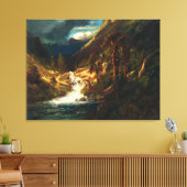 William Keith Hetch Hetchy Side Canyon II Canvas Afdruk (Insitu (Woonkamer))