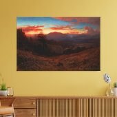 William Keith_Sunset op de berg Diablo Canvas Afdruk (Insitu (Woonkamer))