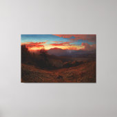 William Keith_Sunset op de berg Diablo Canvas Afdruk (Voorkant)