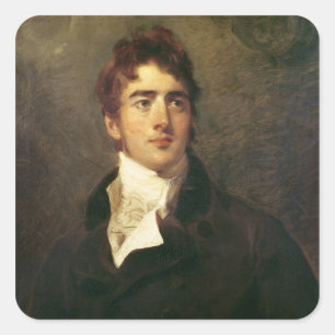 William Lamb, tweede Viscount Melbourne Vierkante Sticker