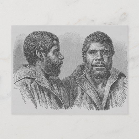 William Lanney, de laatste Tasmaniaan Briefkaart (Voorkant)