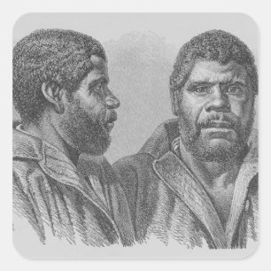 William Lanney, de laatste Tasmaniaan Vierkante Sticker