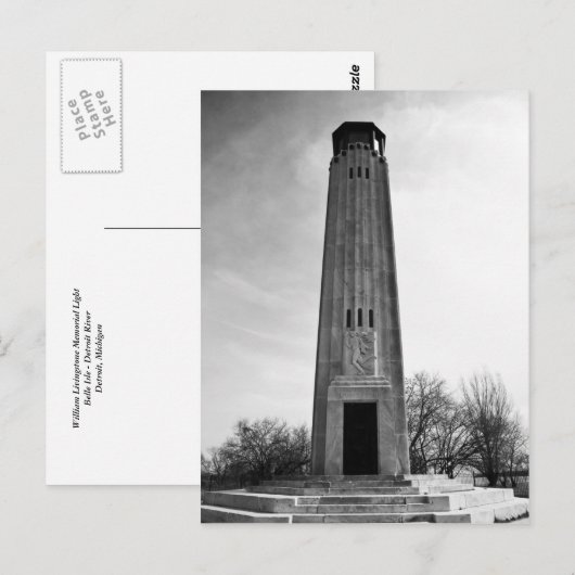 William Livingstone Memorial Lighthouse Briefkaart (Voorkant / Achterkant)