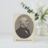 William Lloyd Garrison Briefkaart (Staand voorkant)