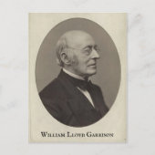 William Lloyd Garrison Briefkaart (Voorkant)