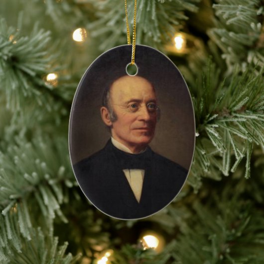 William Lloyd Garrison Keramisch Ornament (Boom)