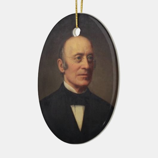 William Lloyd Garrison Keramisch Ornament (Links)