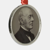 William Lloyd Garrison Metalen Ornament (Rechts)