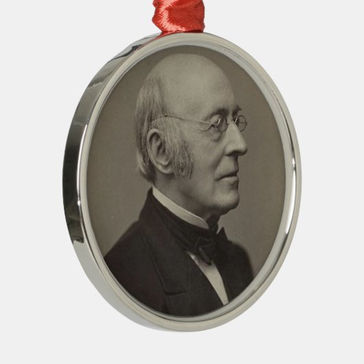 William Lloyd Garrison Metalen Ornament (Rechts)